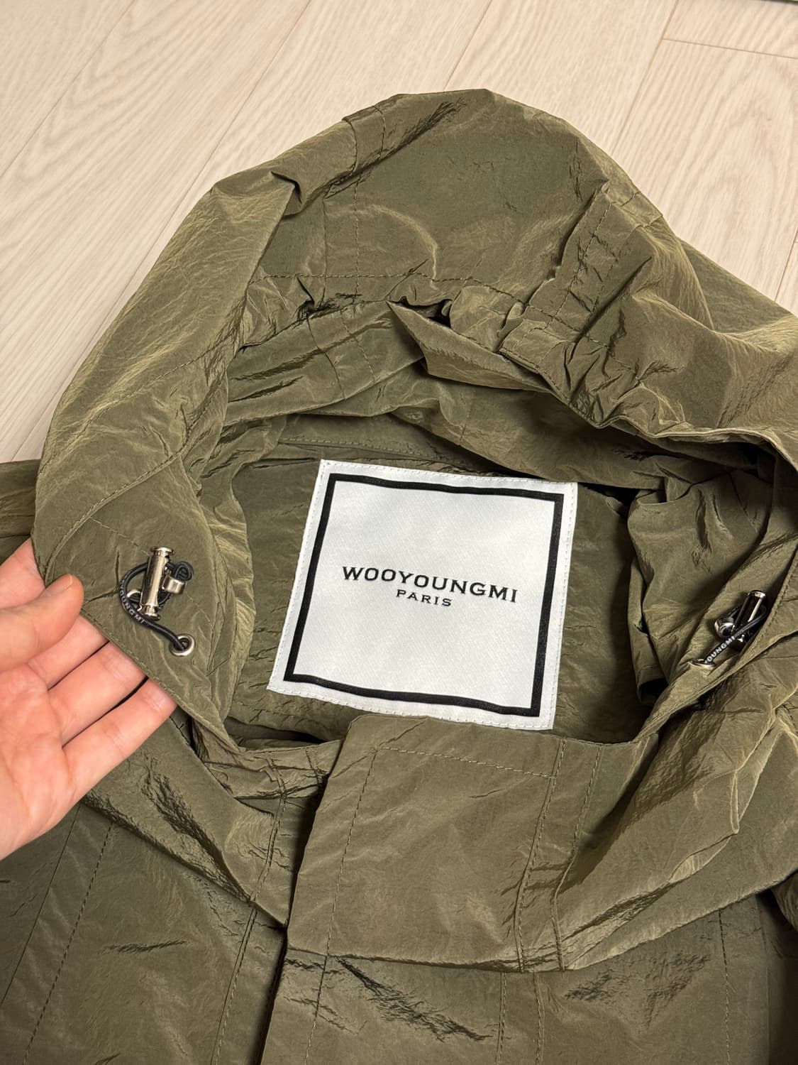 [46] 우영미 21ss 아노락 카키 색상 상품이미지3