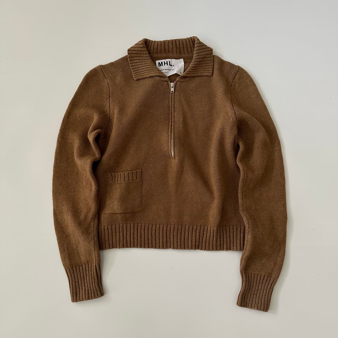 마가렛호웰 MHL 반집업 니트 티셔츠 상품이미지1