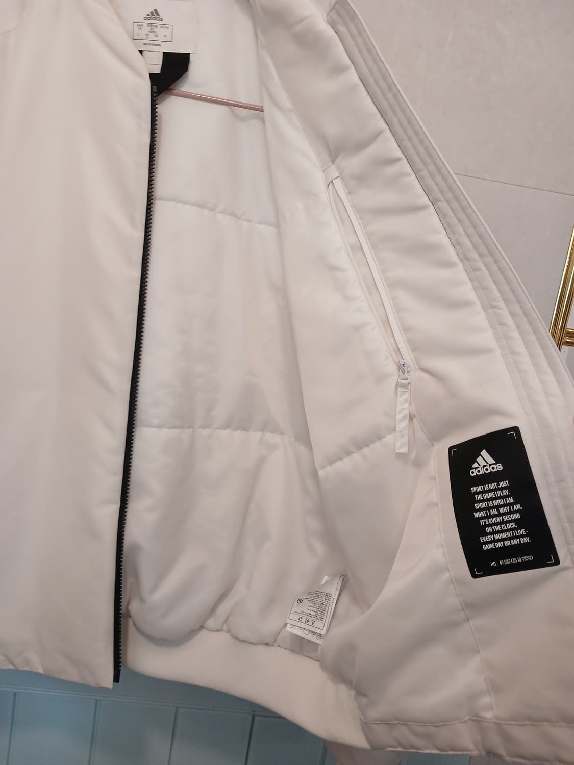 아디다스 정품 남성 봄가을 점퍼 M 사이즈 상품이미지4