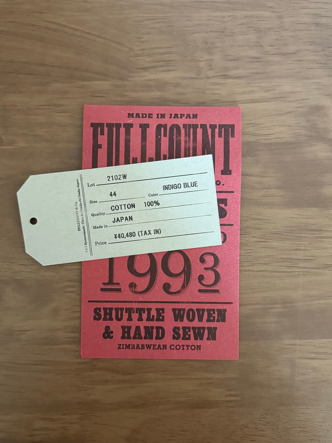 [44]풀카운트 2102W 2nd Type Denim Jacket 레드탭 상품이미지5