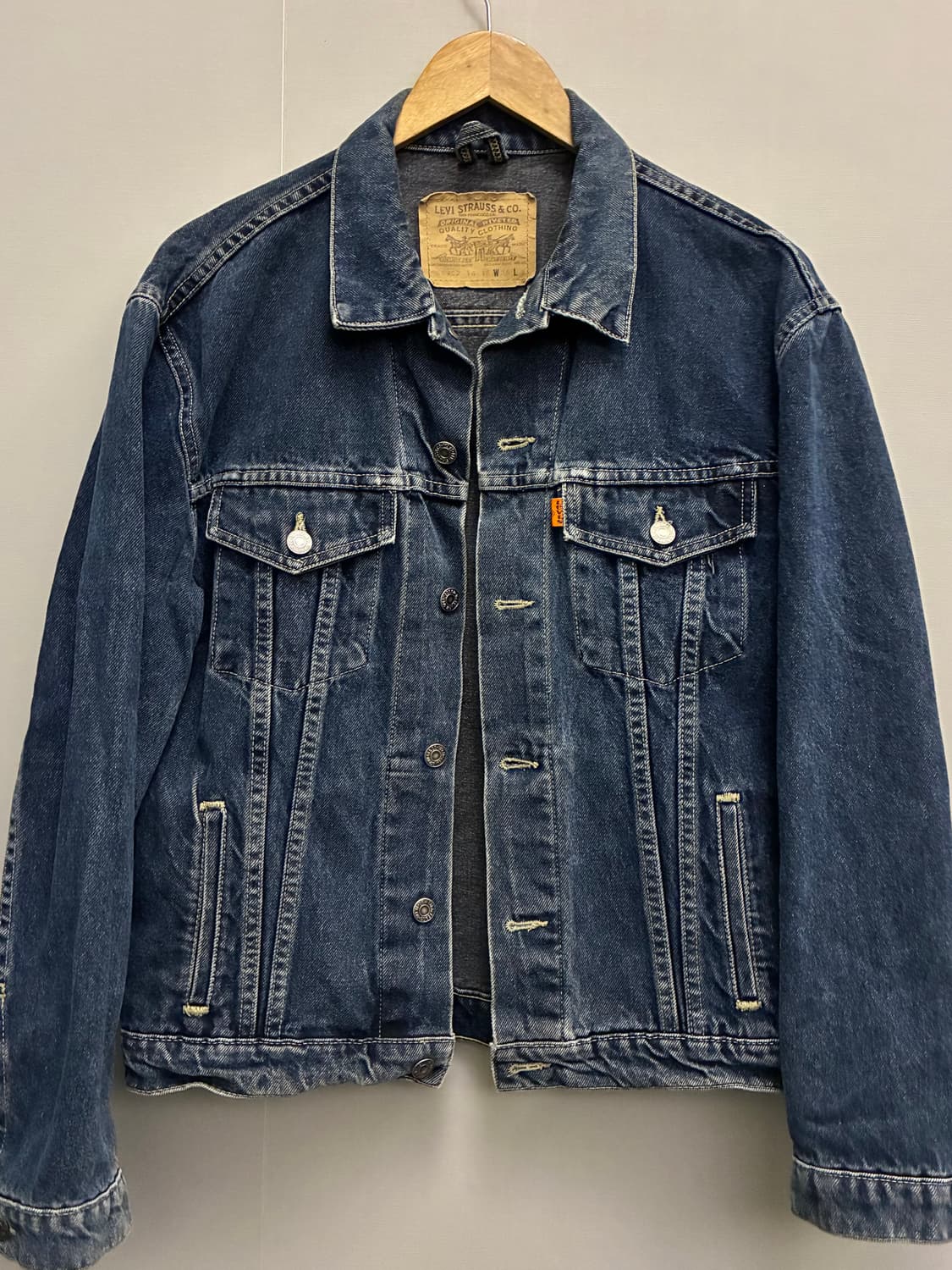 (100)빈티지 리바이스 66902 오렌지탭 3세대 데님 트러커자켓 상품이미지8