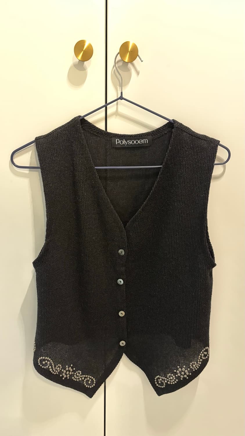 폴리수엠 STUDDED WESTERN VEST_ONZI EDITION, 상품이미지2