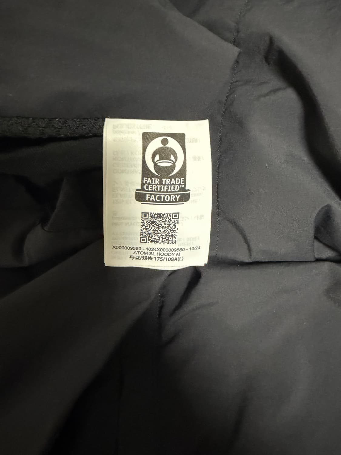 아크테릭스 아톰 sl L 블랙 상품이미지3