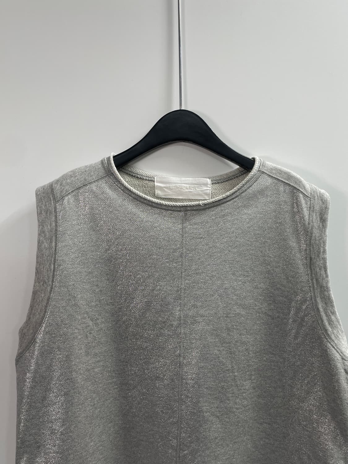 유포리카 우먼스 반짝이 나시 맨투맨 (on.548)   상품이미지2