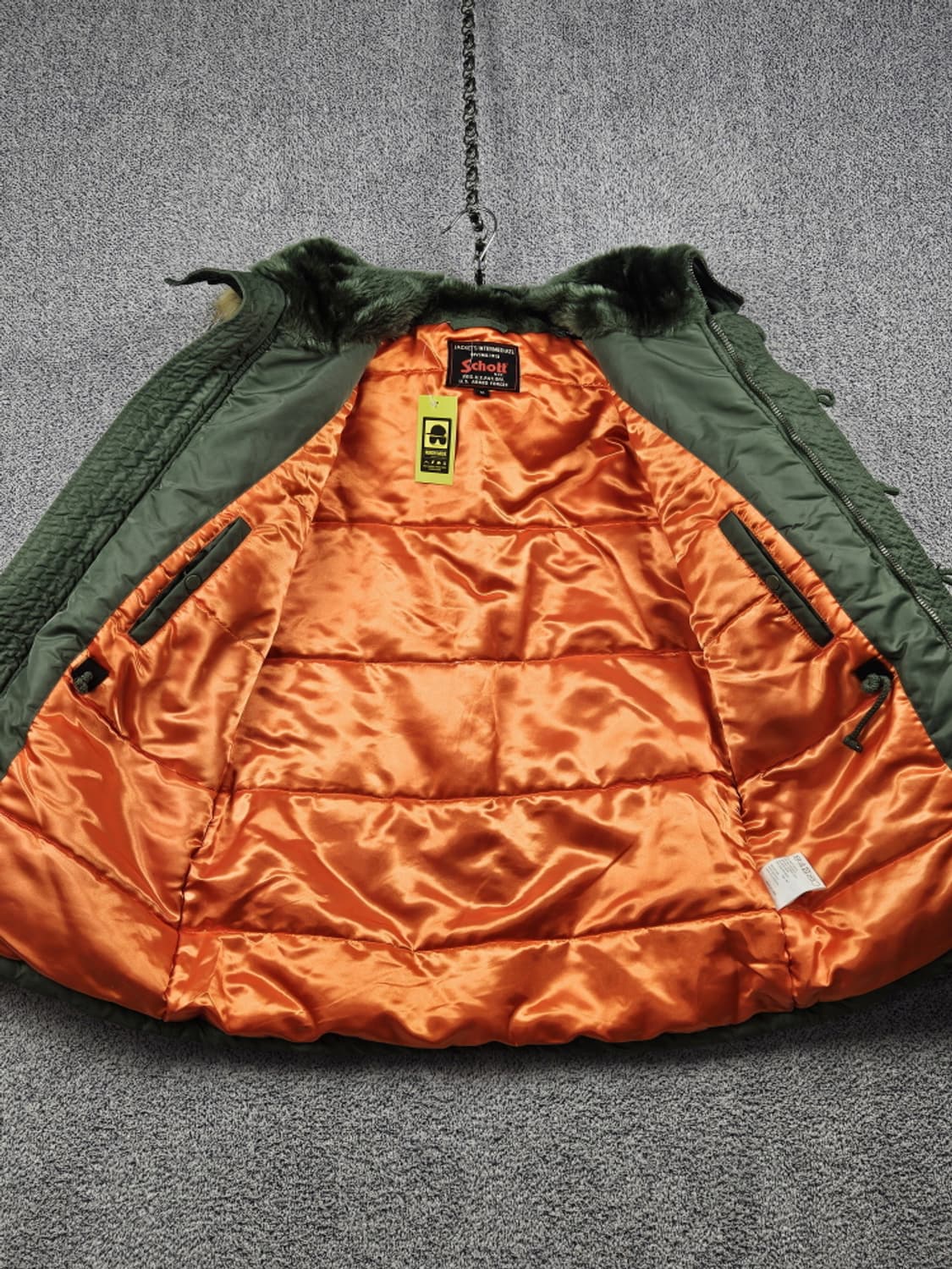 쇼트 타입 N-3B 밀리터리 파카 퍼 후드 자켓 ( M ) / 10373 상품이미지9