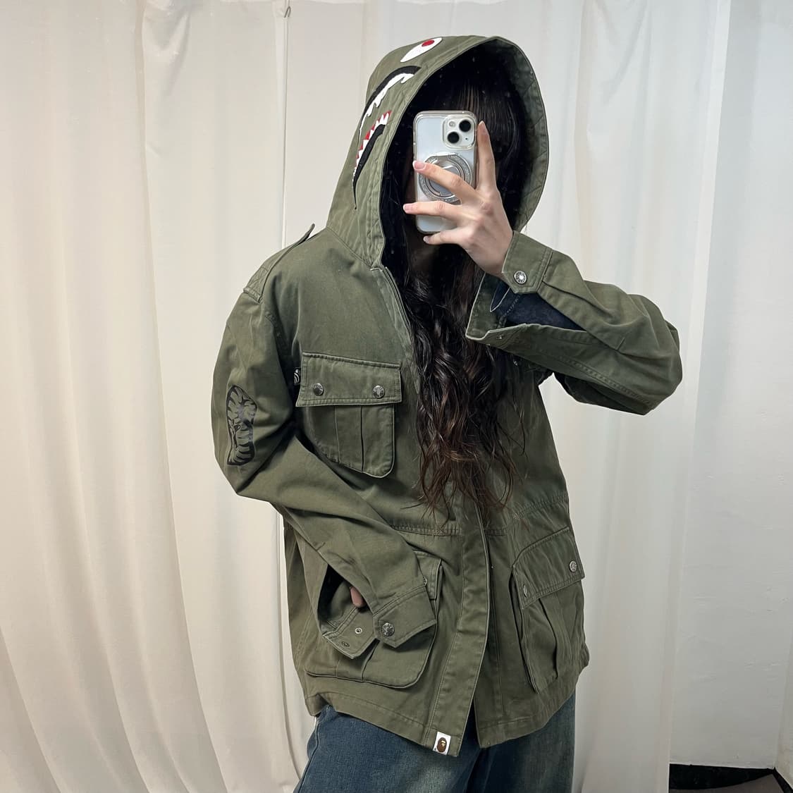 BAPE Shark Field Jacket 상품이미지2