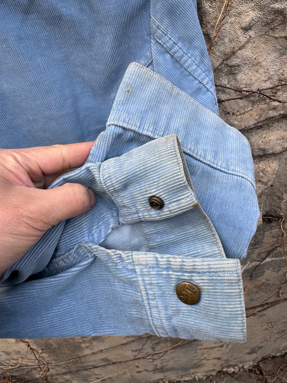 70s lee 빈티지 웨스턴 코듀로이 트러커 자켓 m 상품이미지9