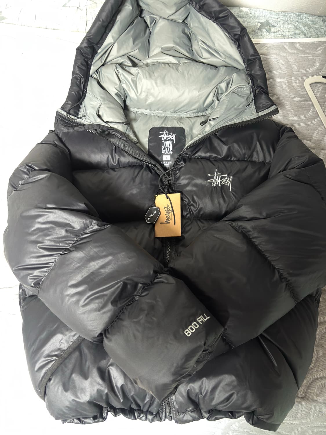 스투시 마이크로 립스탑 패딩 s 상품이미지1