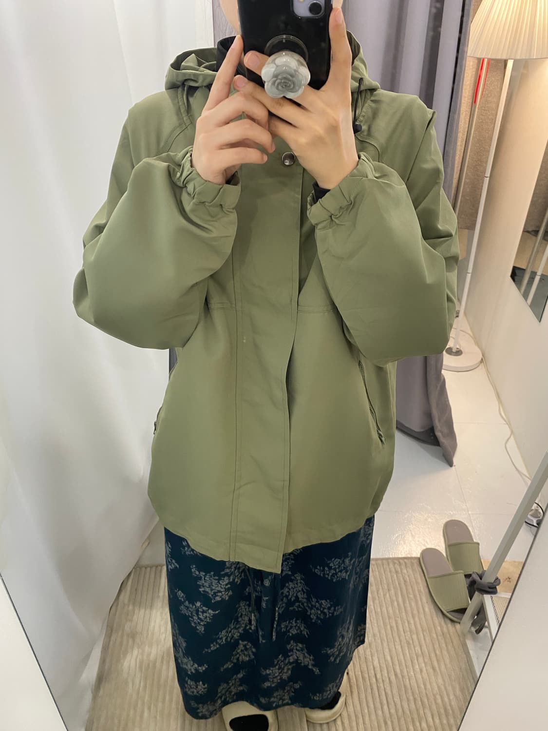 카키 야상 자켓 일본빈티지 상품이미지6