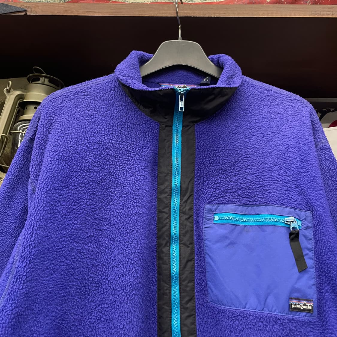 Rare! 90s 파타고니아 USA 클래식 레트로 신칠라 하프집업 플리스 상품이미지3