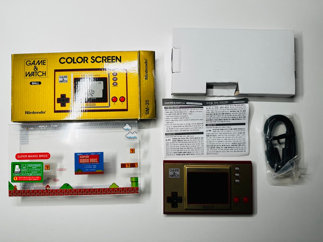 닌텐도 게임앤워치 슈퍼마리오 에디션 풀박스 판매 (DS, GBA) 상품이미지4