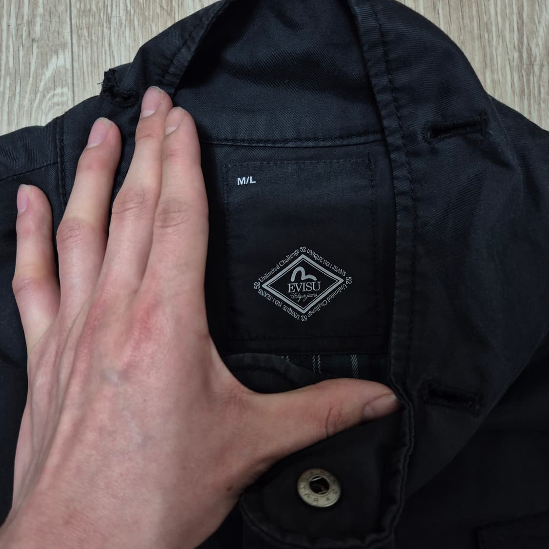 EVISU 에비수 사이드와펜 밀리터리 필드자켓 M(95) 상품이미지6