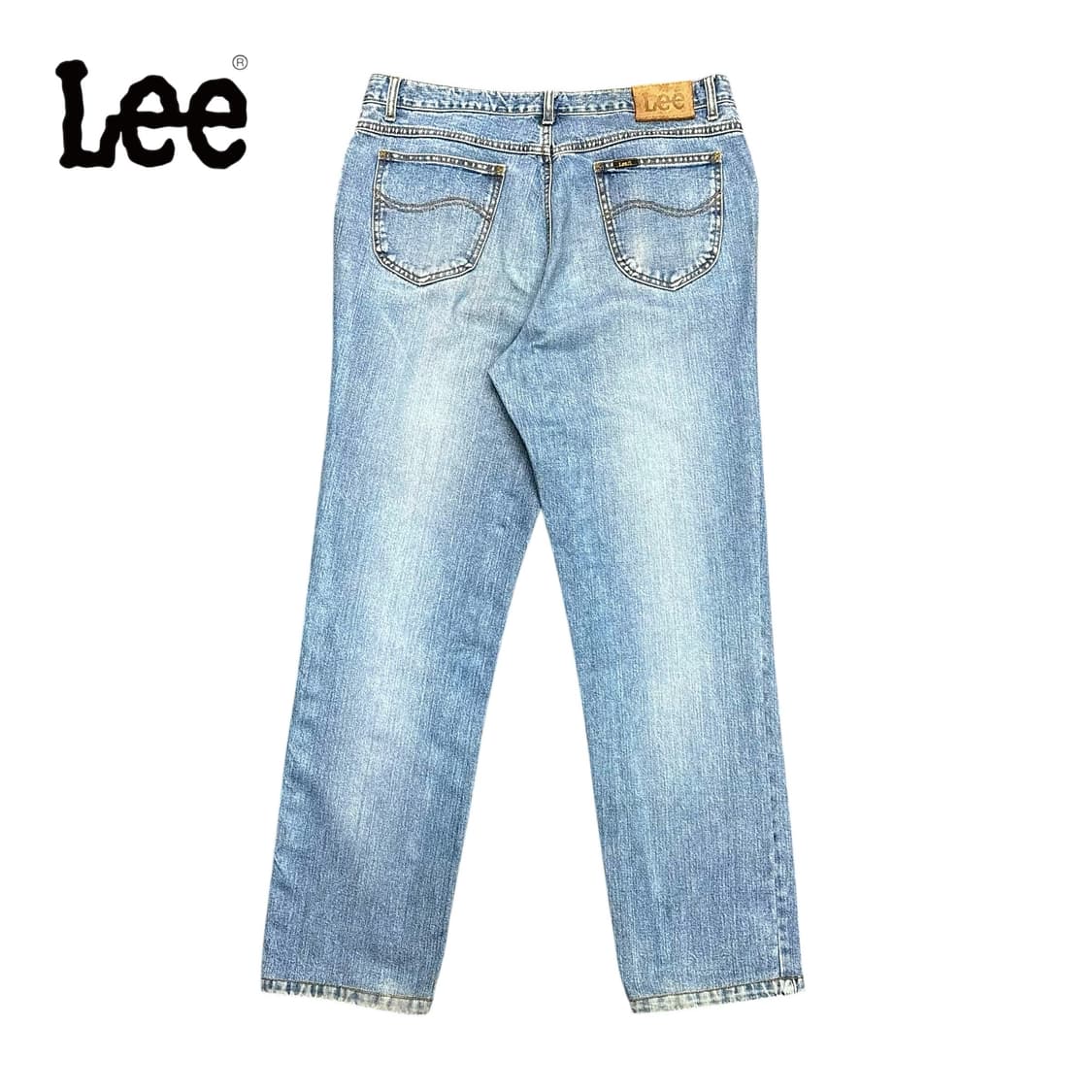 (36) 90s Lee 라이더스 쌍방울표 워싱 데님 팬츠 상품이미지1