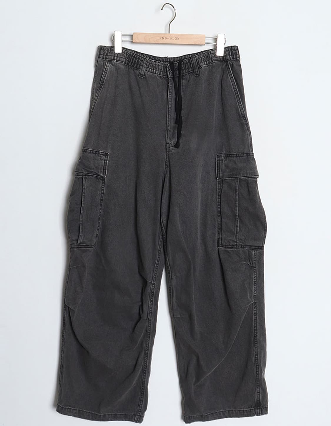  G U Wide-Fit Denim Cargo Pant (32) 상품이미지1