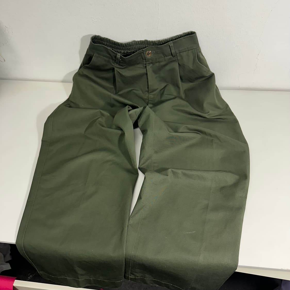 S MERGO 메르고 레귤러핏 원턱 치노팬츠 상품이미지3