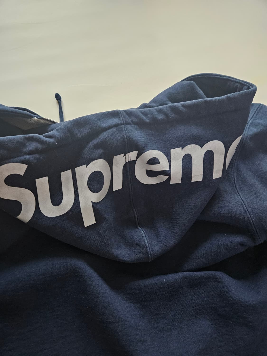 슈프림 14fw 3M 리플렉티브 후드집업 네이비 L 상품이미지7