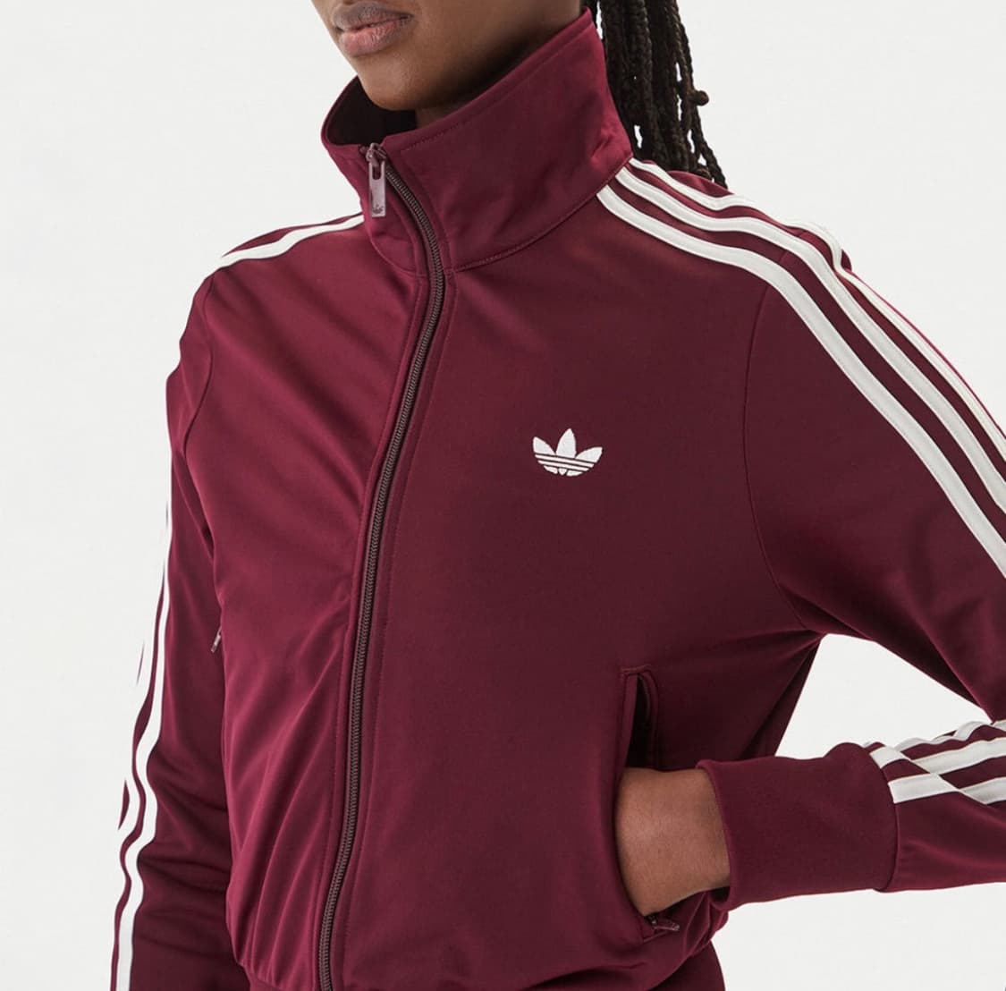 아디다스 파이어버드 트랙탑 - 버건디 S 상품이미지1