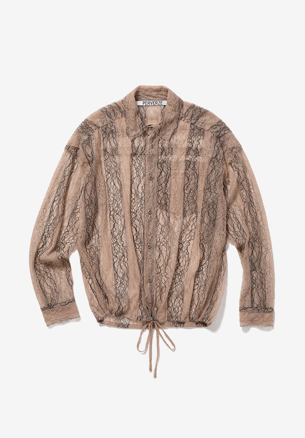 [F]퍼버즈 26ss 빈티지 패브릭 체크 셔츠/베이지 상품이미지4