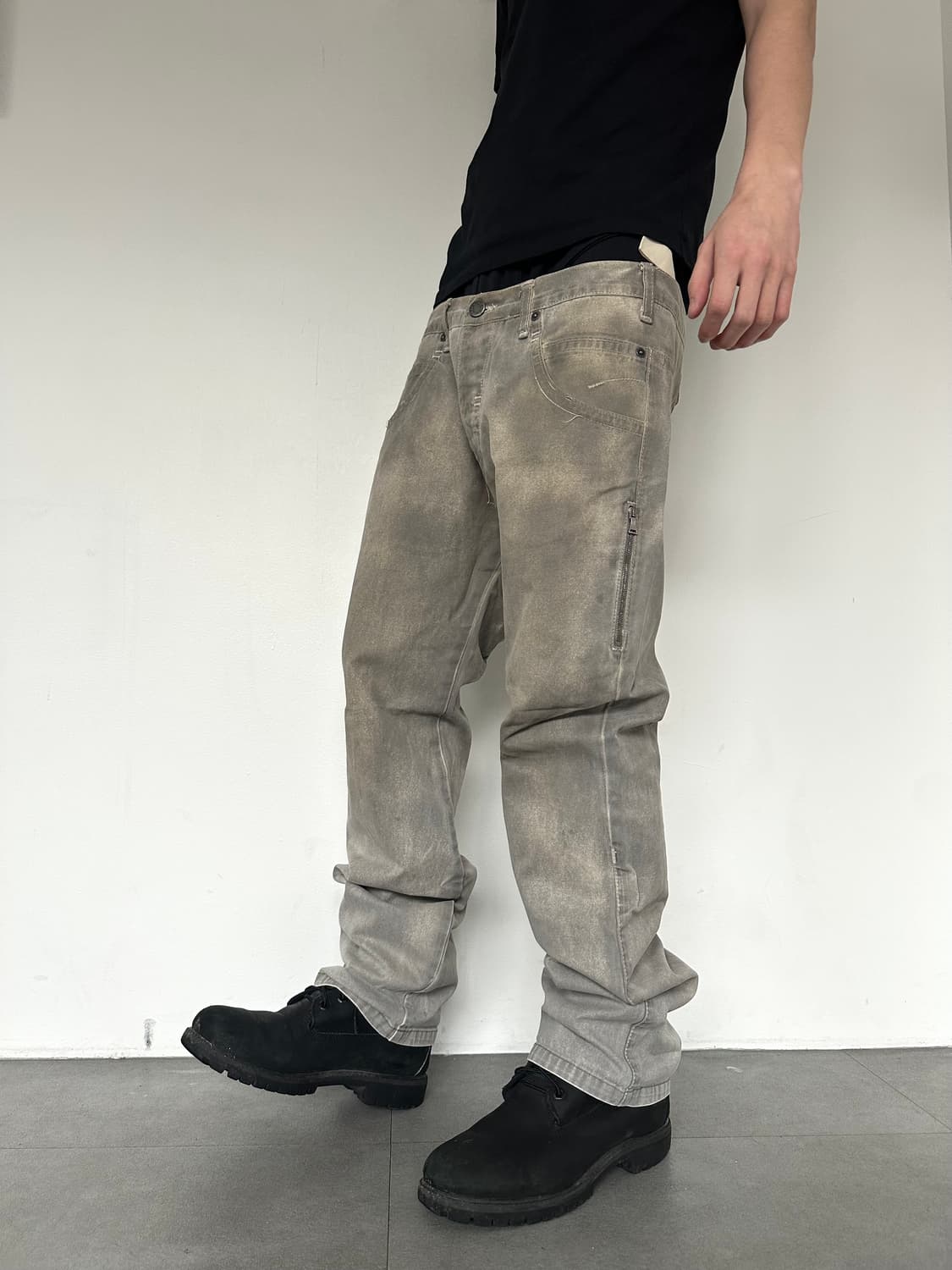 닐바렛 아카이브 더스트 그레이 데님팬츠 상품이미지2