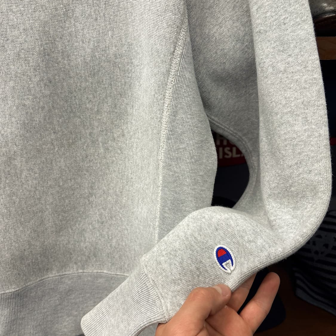 챔피온X밀크페드 리버스위브 로고패치 헤비코튼 스웻셔츠 N1236 상품이미지7