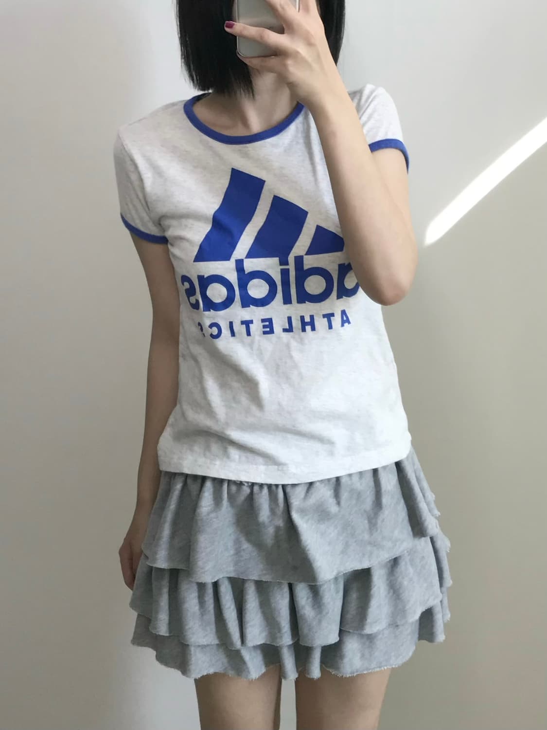 아디다스 빅로고 링거 티셔츠 상품이미지1