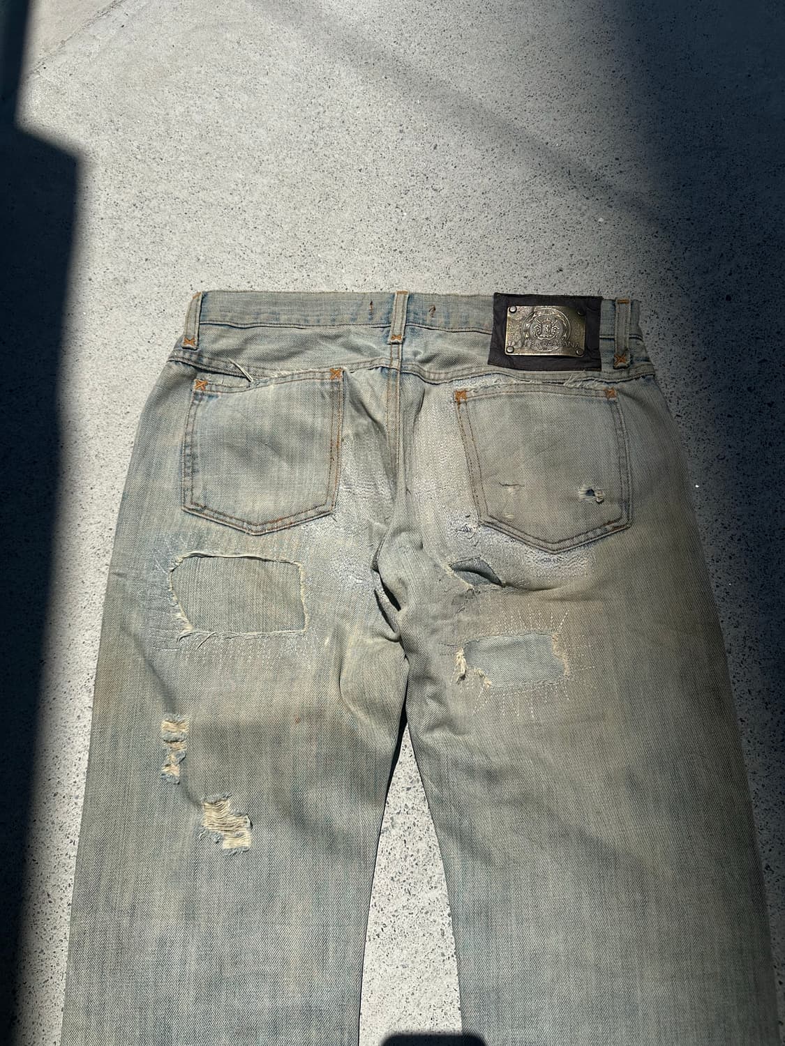 00’s Dolce & Gabbana distressed denim 상품이미지7