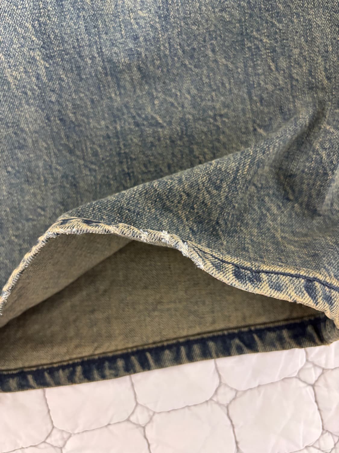 [S] 벨리에 트루와이드 데님팬츠 빈티지 인디고 상품이미지8