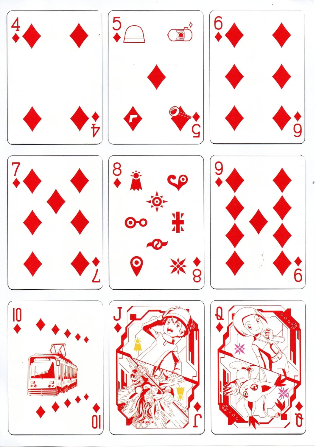 디지몬 바이시클 플레잉카드 트럼프카드 상품이미지4