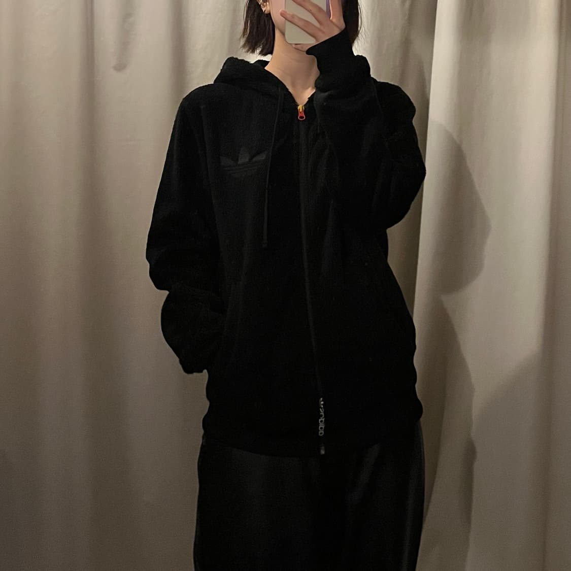 아디다스 플리스 후드집업 상품이미지1