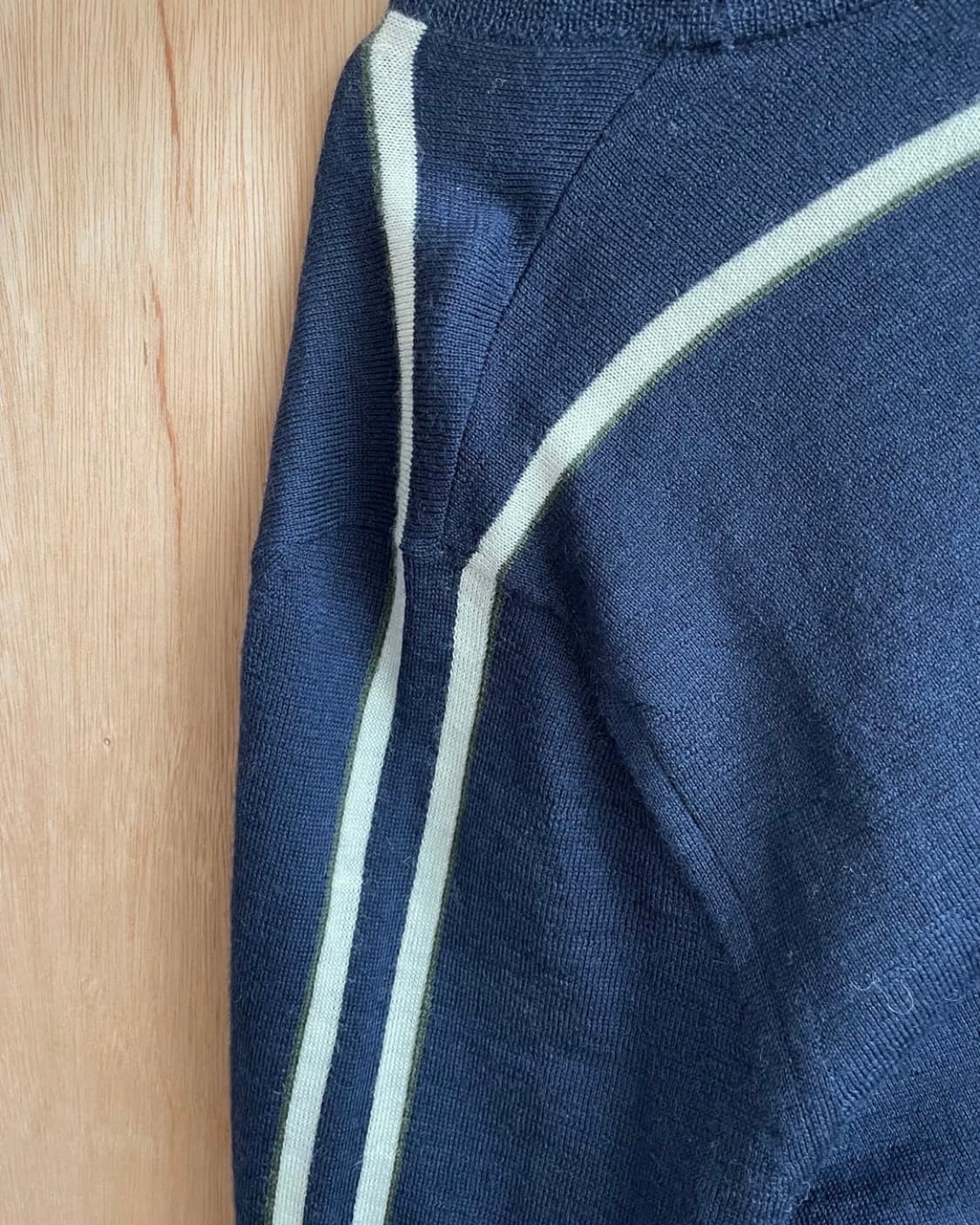 꼼데가르송 셔츠 라인 울 니트 상품이미지3