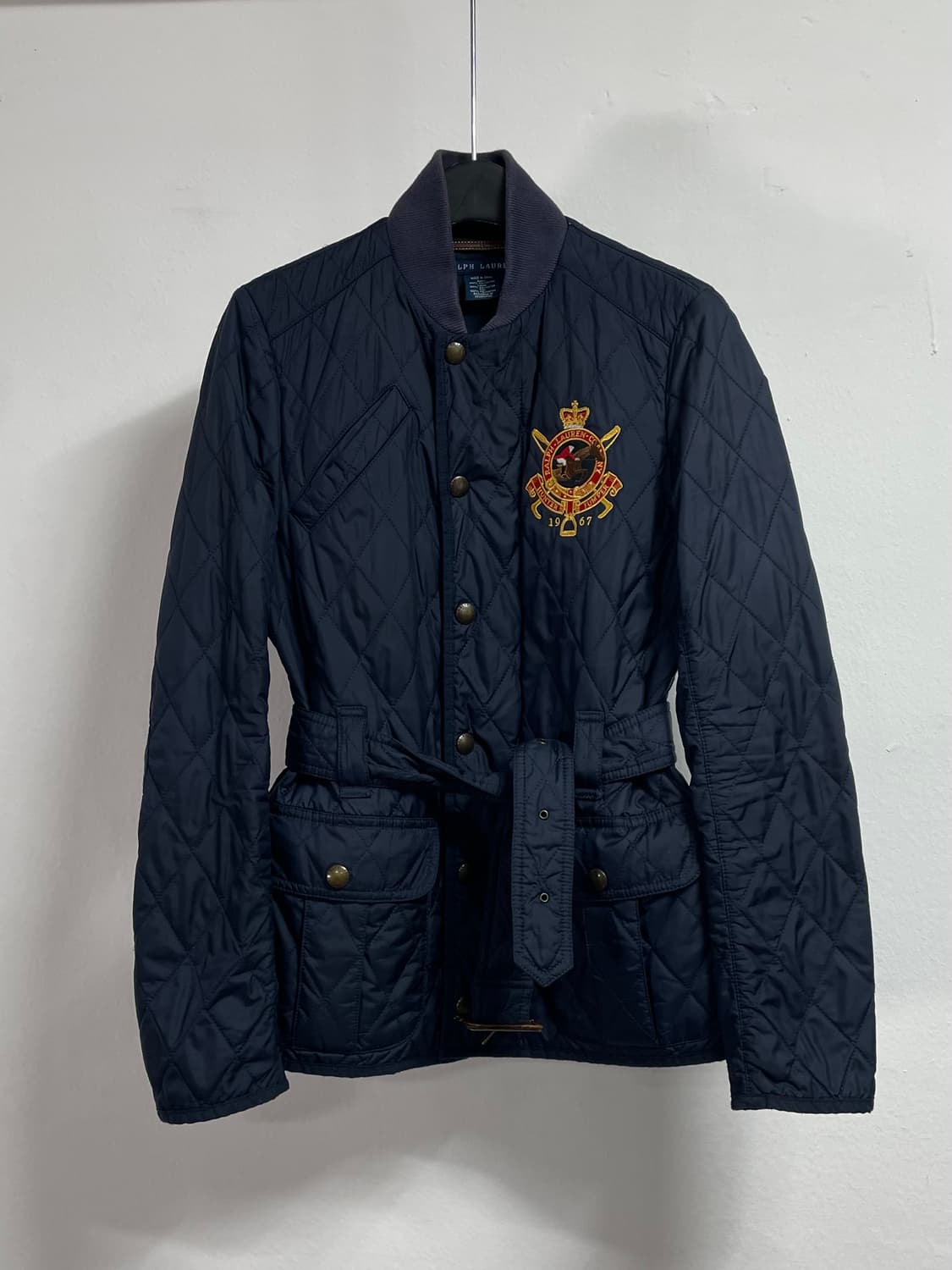 폴로 랄프로렌 우먼스 벨티드 퀼팅 자켓 (on.286)    상품이미지1