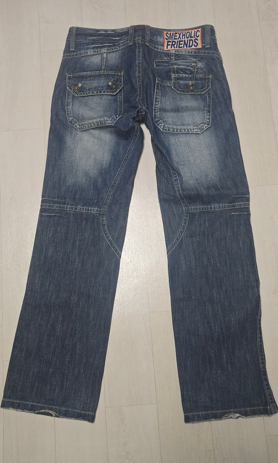 Y2k 잘만들어진 워싱 데님팬츠 상품이미지2