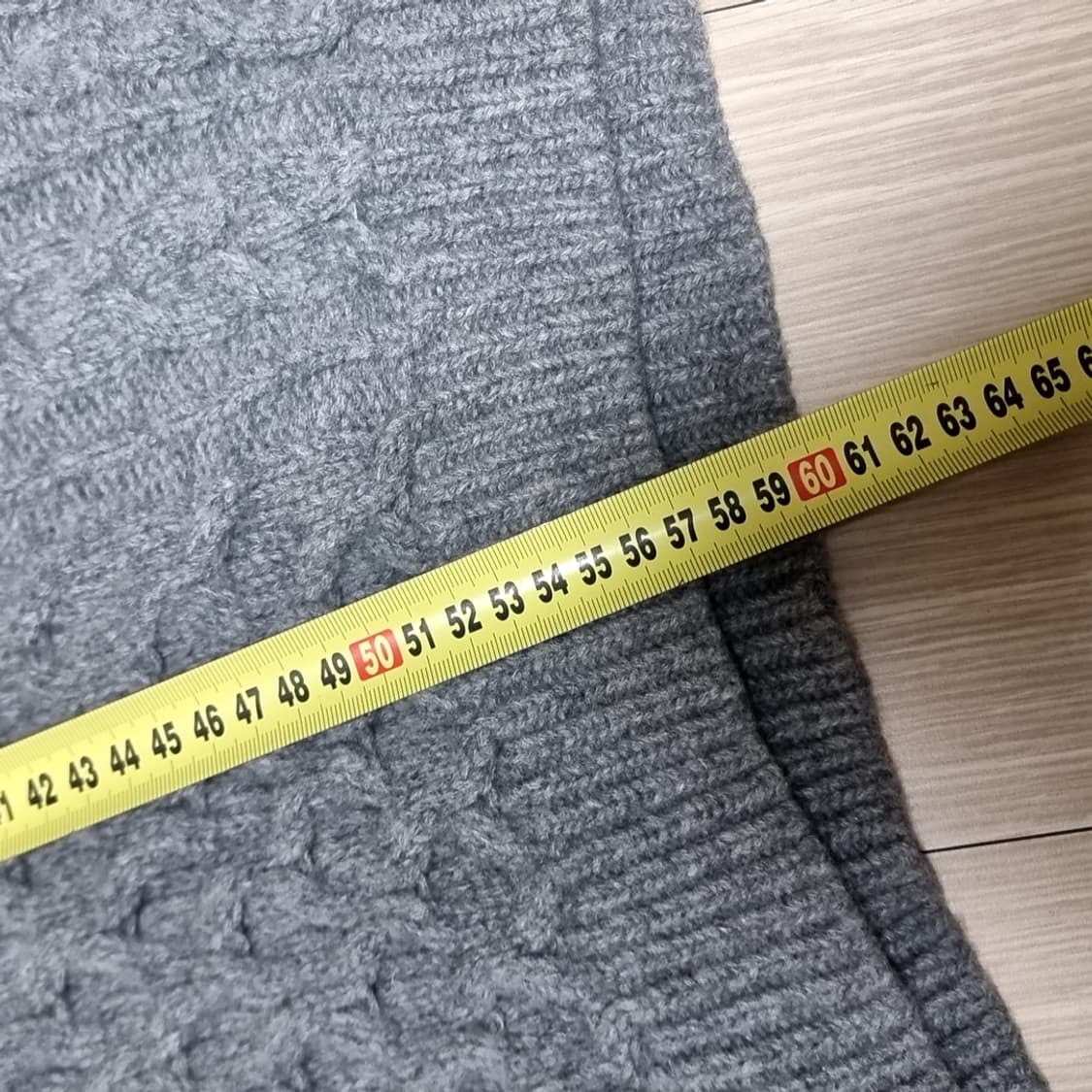 스티브맥퀸 꽈배기 니트 스웨터 회색(100-105) 상품이미지3