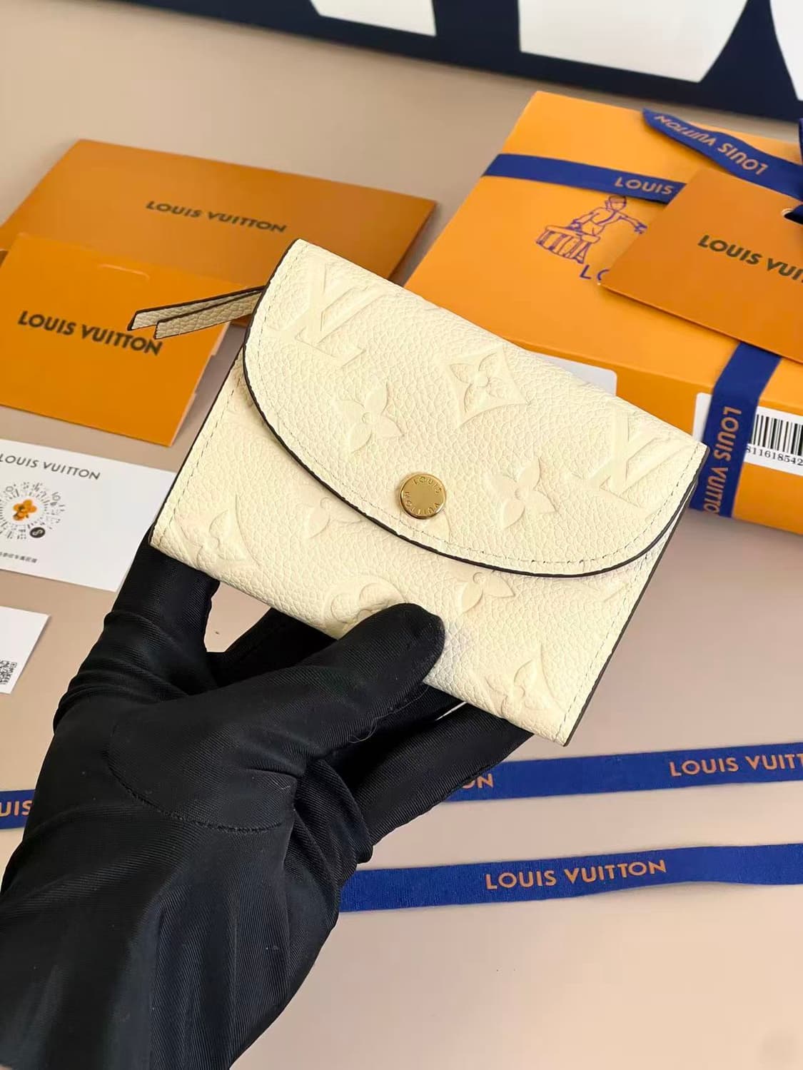 루이비통 로잘리 코인 퍼스 모노그램 블랙 상품이미지2