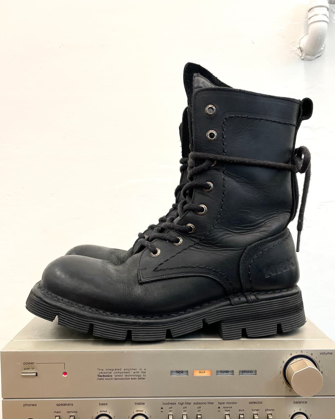 [245] 뉴락 레더 부츠 상품이미지1