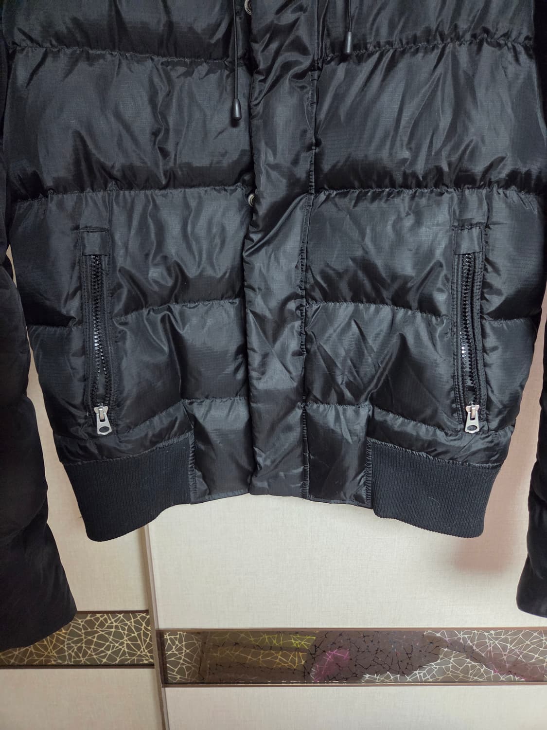 지오다노(새옷급)  후드 패딩100~105 상품이미지3