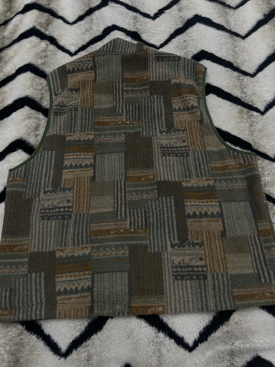 [L]펜필드 패턴 플리스 조끼 상품이미지3