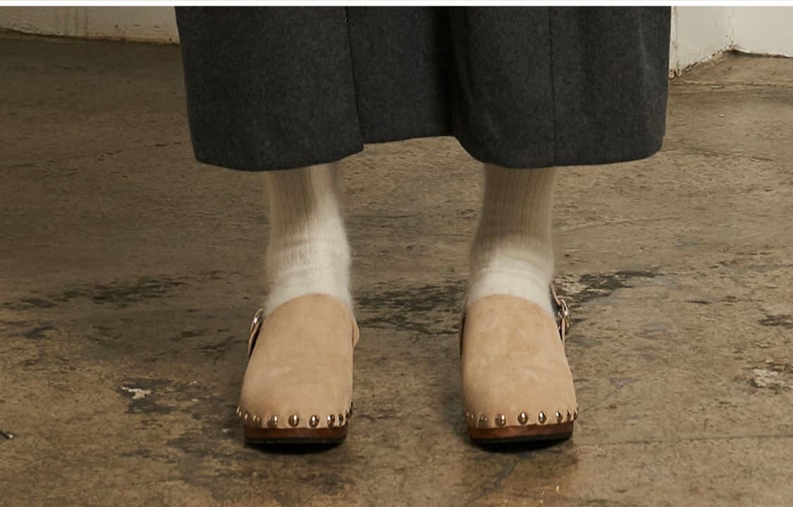 bensimon 벤시몽 스웨이드 클로그 상품이미지2