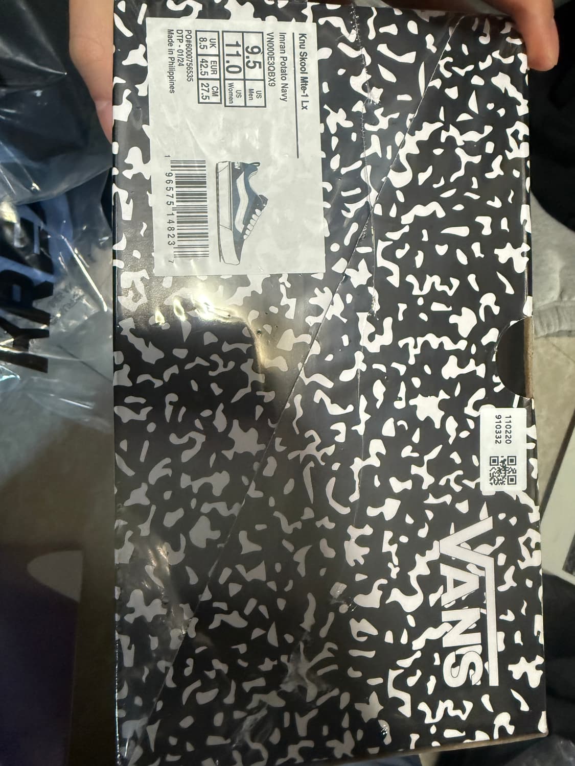 275사이즈 반스 임란포테이토 뉴스쿨 네이비 상품이미지2