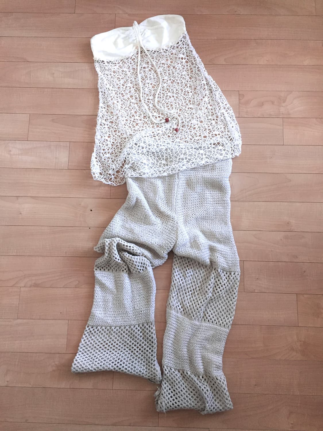 빈티지 그물 슬리브리스 or 스커트 상품이미지6