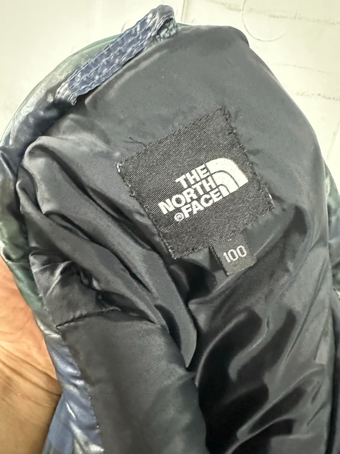 노스페이스 블랙와치 경량패딩 상품이미지4