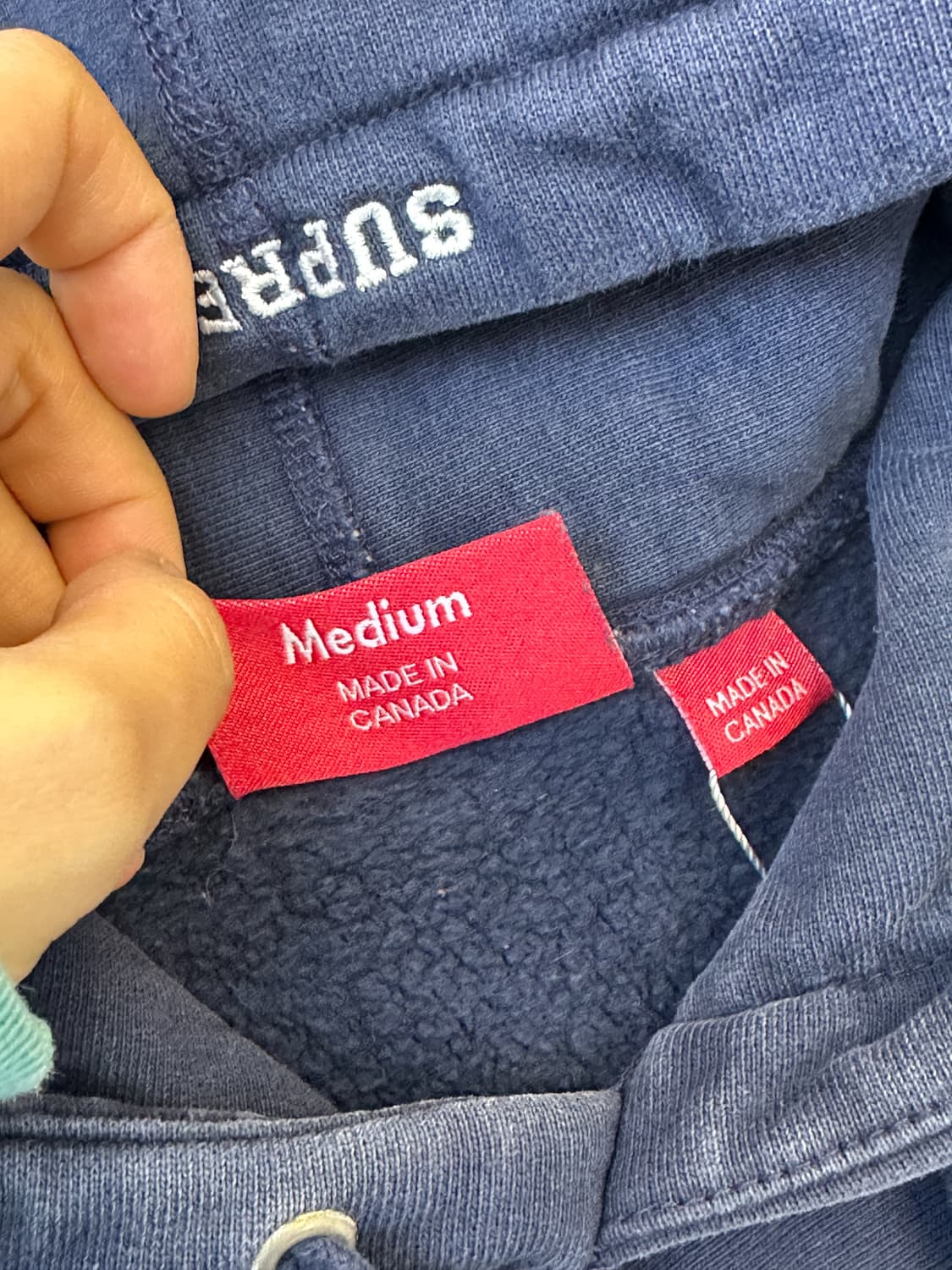 슈프림 오버다이드 S 로고 후드티 상품이미지6