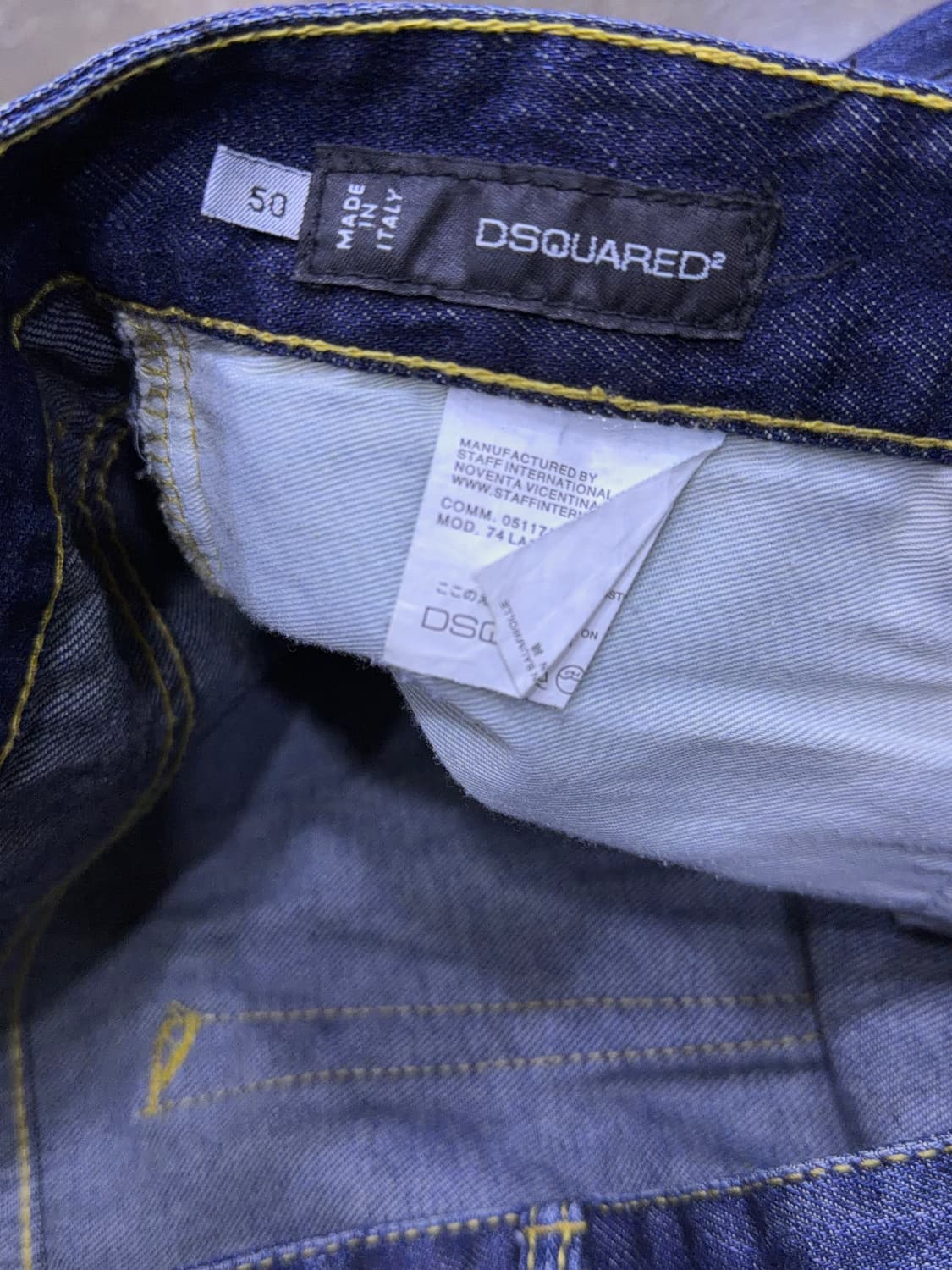 디스퀘어드2 야구진2 빈티지 데미지워싱 슬림핏 데님팬츠 50 상품이미지10