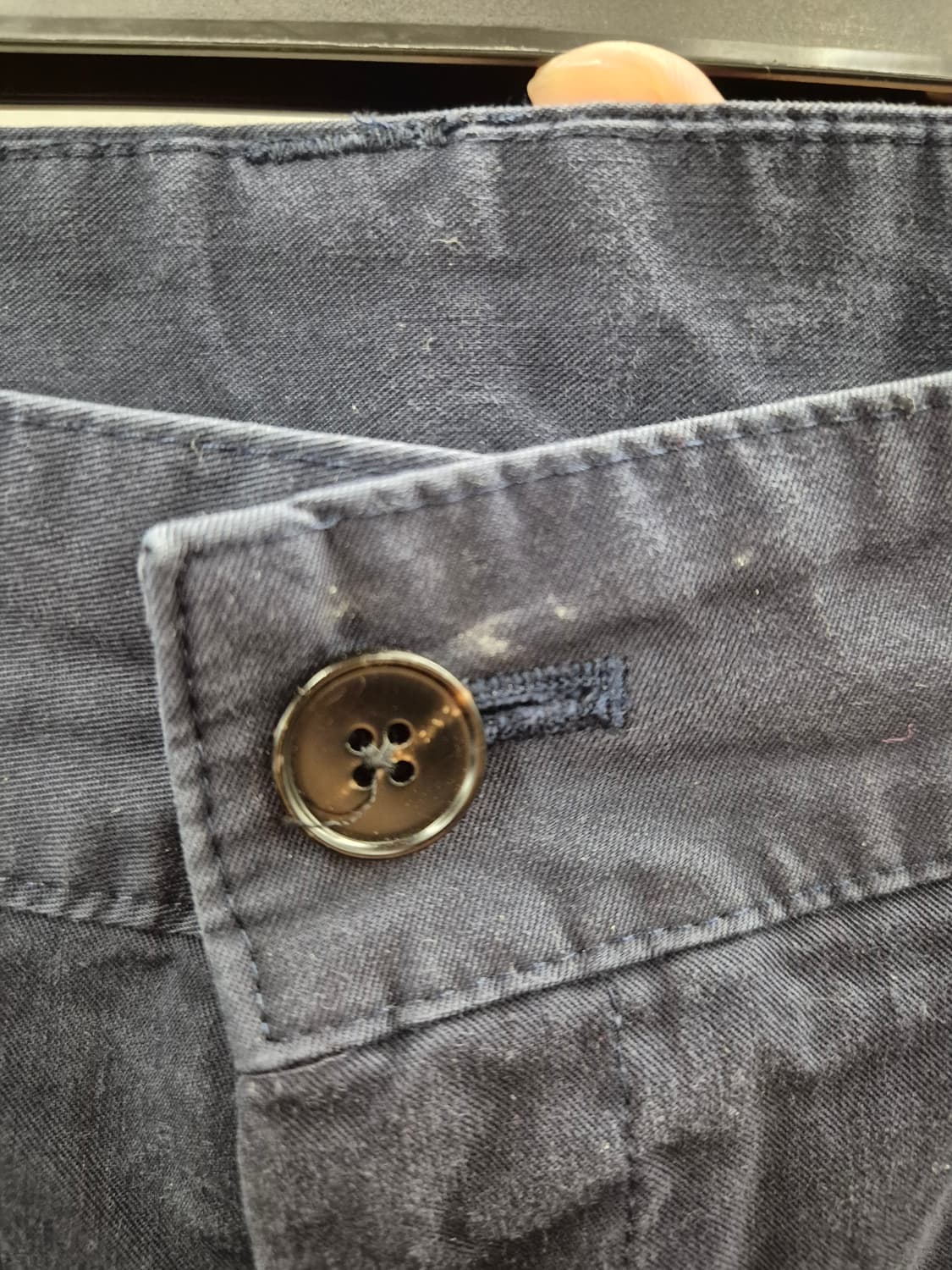 노드 아카이브 네이비 면 혼방 팬츠 사이즈 3 상품이미지5