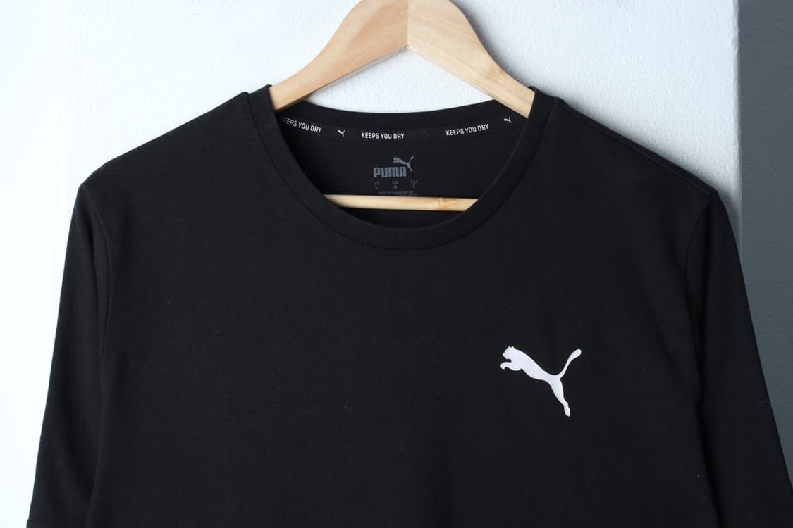 (L-XL) 퓨마 반팔 티셔츠 스몰로고 블랙-H31703 상품이미지3