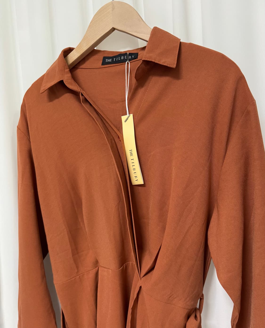 [새상품] 더틸버리 랩스타일 원피스 상품이미지4