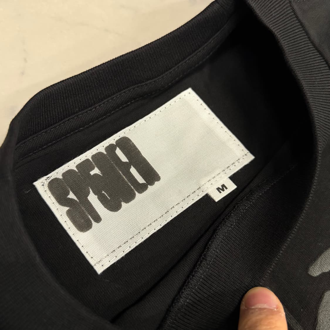 Sp5der 팬텀 OG 웹 반팔 티셔츠 블랙 상품이미지3