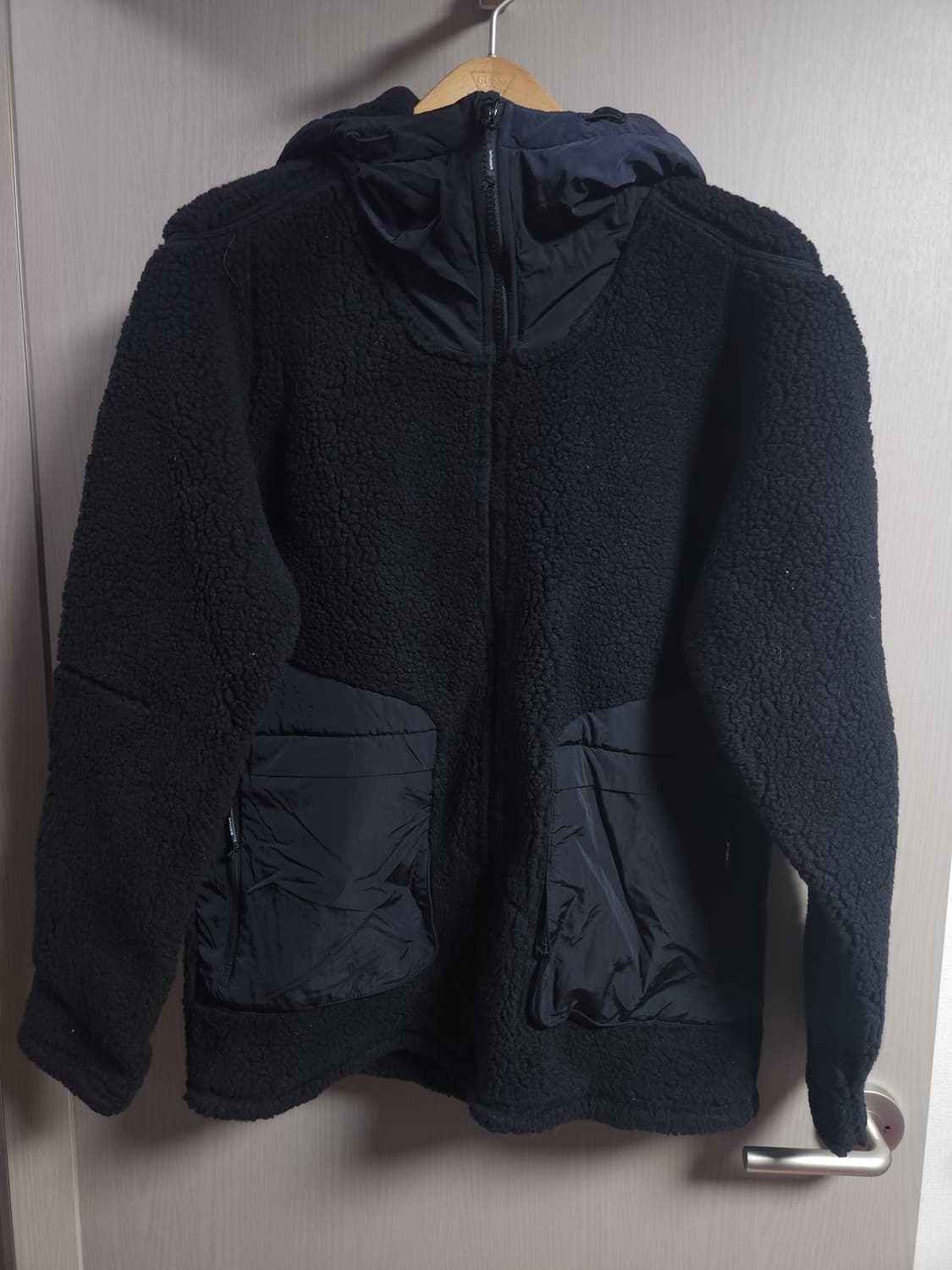 스파이더 플리스 후드집업 자켓, L 상품이미지1