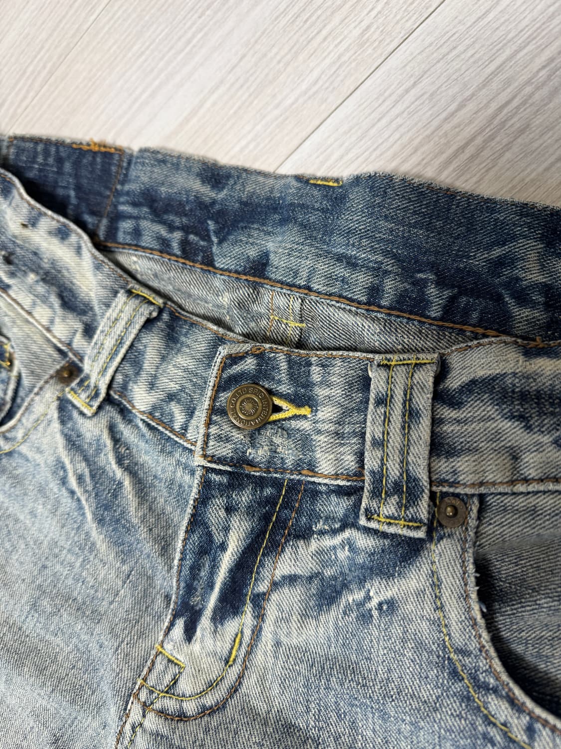 [Tornado Mart] 부츠컷 로우웨이스트 데미지 진 상품이미지3