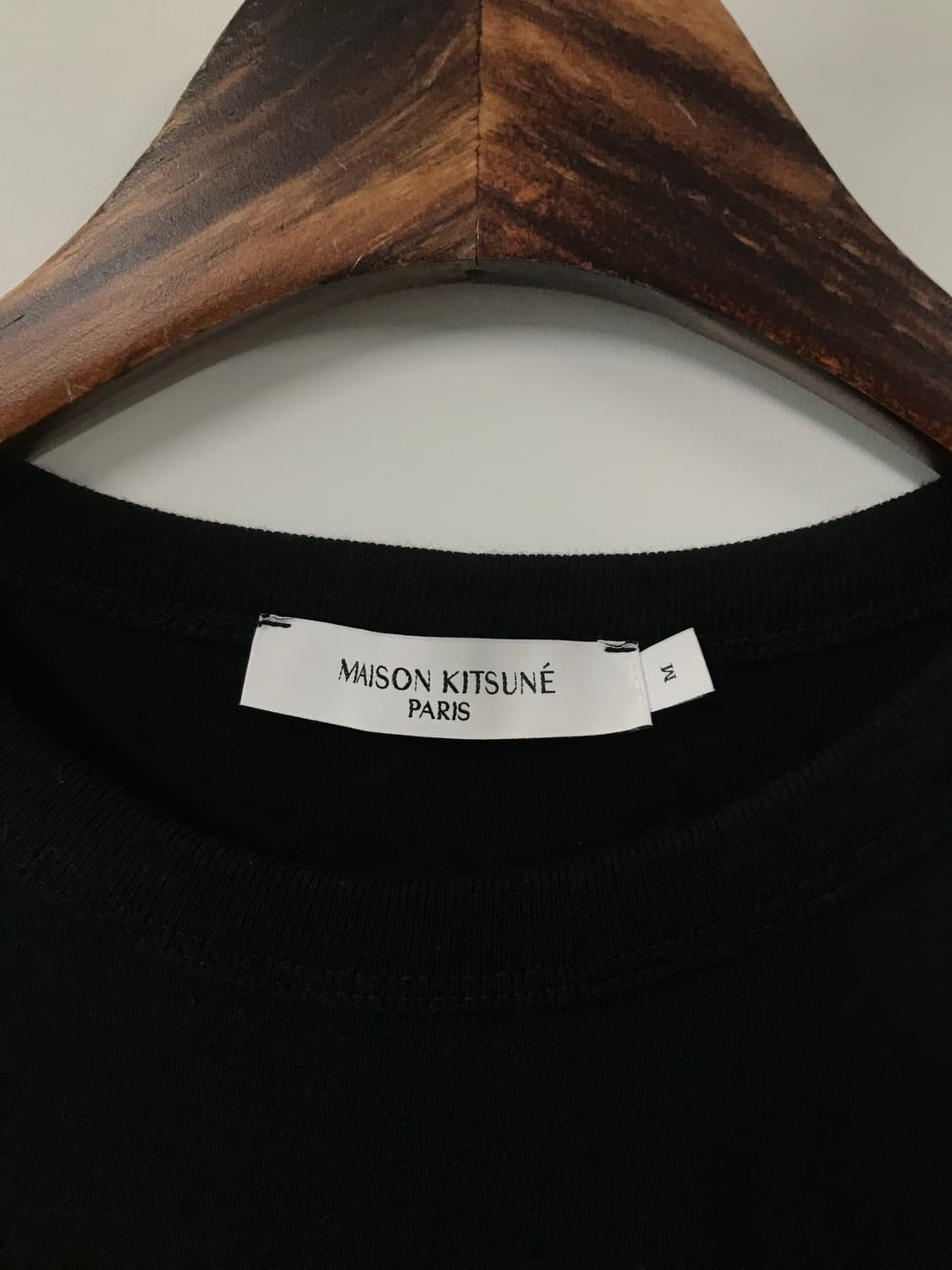 메종키츠네 폭스헤드 블랙 반팔 티셔츠 상품이미지5